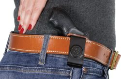 DESANTIS SUMMER HEAT HOLSTER - IWB RH LEATHER S&W J 2" TAN