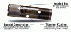 CARLSONS CHOKE TUBE BLACK - CLOUD 12GA L-RANGE ACCU-MAG