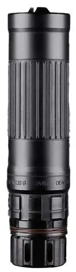 DEADAIR LAZARUS 6 BLACK 6MM SILENCER W/ KEYMO ADPTR 1/2-25 XEN 3PRONG