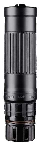 DEADAIR LAZARUS 6 XENO BLACK 6MM SILENCER W/ XENO ADPTR 1/2-25 XEN 3PRONG