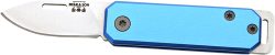 BEAR & SON SLIP JOINT FOLDER - 1.5" BLUE/SS ALUMIMUN HANDLE
