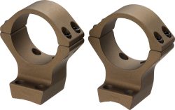 BROWNING X-LOCK MOUNTS 1" MED - 2PC BURNT BRONZE FOR X-BOLT