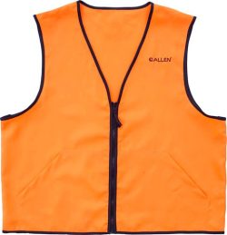 ALLEN DELUXE HUNTING VEST - ORANGE X-LARGE 2 FRONT POCKETS