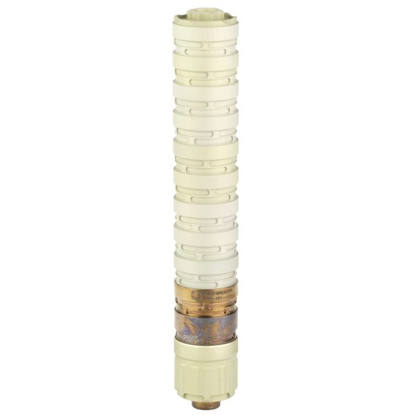 Q ERECTOR 9 SUPPRESSOR 9MM MODULAR ALUMINUM, SS BLST BAFFLE, 1/2X28 SILVER