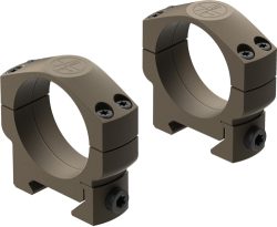 LEUPOLD RINGS MARK 4 CROSS- - SLOT 35MM MED ALUMINUM FDE