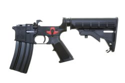 Franklin Armory BFSIII Equipped M4-BLR Complete AR15 Lower Receiver - Black | Installed BSFIII Trigger | M4 Rifle Buttstock