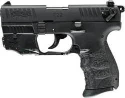 WALTHER P22Q 22LR PISTOL 3.42" BLACK LASER SET 10RD
