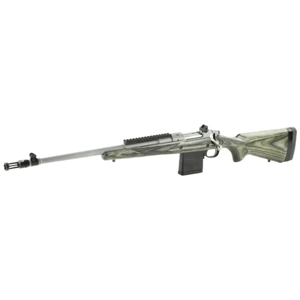 RUGER SCOUT RIFLE LH 308 WIN 18.7" MATTE STS BLK LAM STK 10RD DETACH - Image 2