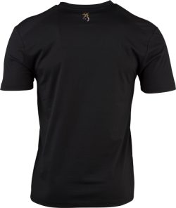 BROWNING SS PERF CAMP SHIRT - WHITETAIL LOGO BLACK LARGE