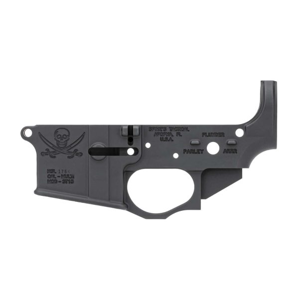 SPIKES TACTICAL STRIPPED LOWER RECEIVER CALICO JACK LOGO, MULTI CAL - Image 2