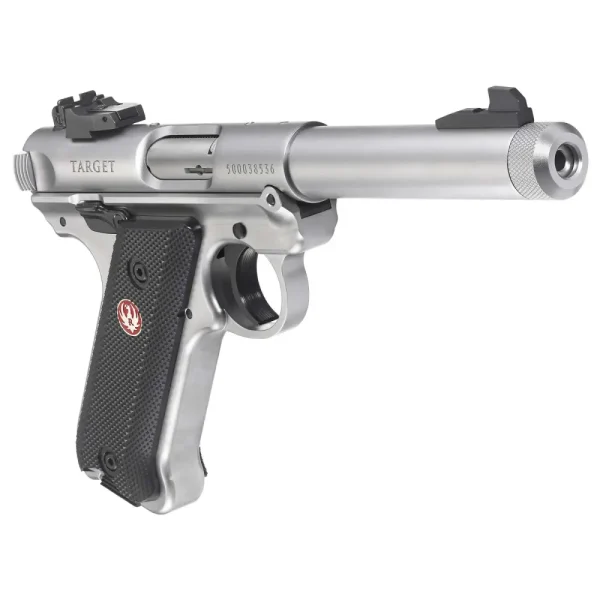 RUGER MRK IV TRGT 22LR 5.5" BLUED BLK GRP ADJ SGHT 10RD