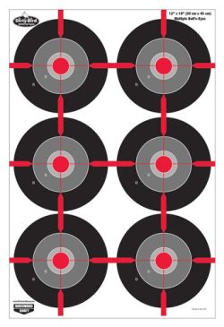 B/C TARGET DIRTY BIRD 12"X18" - MULTIPLE BULL'S-EYE 8 TARGETS