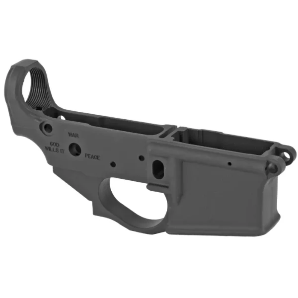 SPIKES TACTICAL STRIPPED LOWER RECEIVER MULTI CAL, CRUSADER LOGO - Image 3