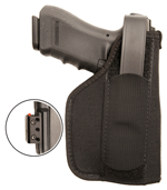 BLACKHAWK LASER HOLSTER #02 - MEDIUM/LARGE AUTOS NYLON BLK