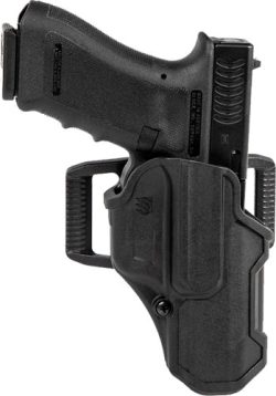 BLACKHAWK T-L2C COMPACT HOLSTR - RH GLOCK 17/22/31 BLACK