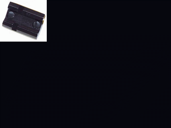 WEAVER BASE TOP MOUNT #75 - CVA STAGHORN REM 788 BLACK