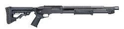 MOSSBERG 590R 12/18.5 6+1 BLK BREACHER