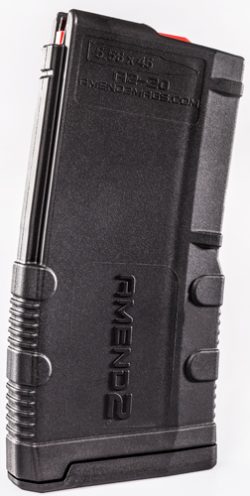 AMEND2 AR-15 MAGAZINE 5.56X45 - 20RD POLYMER BLACK