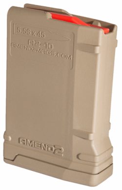 AMEND2 AR-15 MAGAZINE 5.56X45 - 10 RD POLYMER FDE
