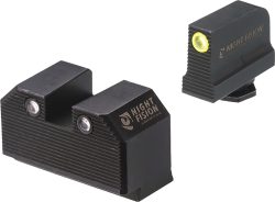 NIGHT FISION CO WITNESS TRIT - SIGHTS G17/19/45 W/RMR YELLOW