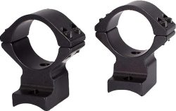 TALLEY RING/BASE COMBO 1" MED - HOWA SUPER LITE BLACK ANODIZED