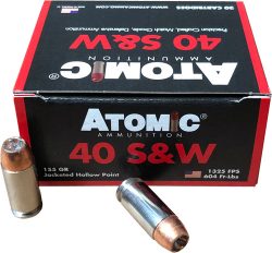 ATOMIC 40 SW 155GR BONDED JHP - 20RD 10BX/CS