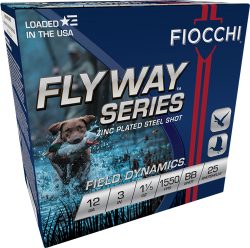 FIOCCHI FLYWAY 12GA 3" 1-1/5OZ - #BB 1550FPS 25RD 10BX/CS