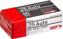 AGUILA 25 ACP 50GR FMJ-RN - 50RD 20BX/CS