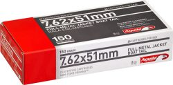 AGUILA 7.62X51 150GR FMJ-BT - 20RD 25BX/CS