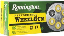 REMINGTON WHEELGUN 357 MAG - 158GR LEAD-SWC 50RD 10BX/CS