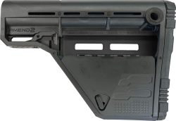 AMEND2 AMS MODULAR MIL-SPEC - STOCK CARBINE BLK LOW STRG MD