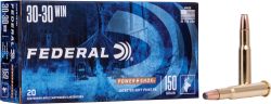 FEDERAL POWER-SHOK 30-30 WIN - 150GR JSP-FN 20RD 10BX/CS