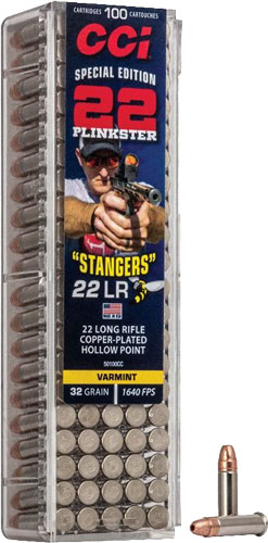 CCI STANGERS 22LR 32GR JHP - 1640FPS 100RD 50BX/CS