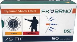FK BRNO 7.5 F9 101GR FLAT NOSE - 50RDS PER BOX LEAD FREE 12BXCS