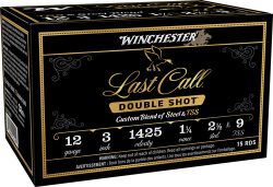 WINCHESTER LAST CALL 12GA 3" - 1-1/4OZ #2.5 & #9 25RD 10BX/CS