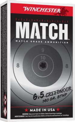 WINCHESTER MATCH 6.5 CM 140GR - BTHP 20RD 10BX/CS