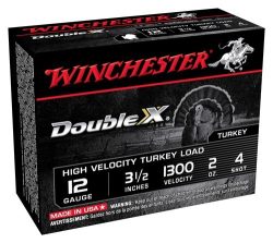 WINCHESTER DOUBLE-X 12GA 3.5" - 2OZ #4 10RD 10BX/CS