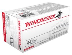 WINCHESTER USA 223 REM 45GR - JHP 40RD 10BX/CS