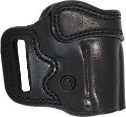 GALCO AVENGER BELT HOLSTER RH - LEATHER 1911 3" BLACK