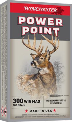 WINCHESTER SUPER-X 300 WIN MAG - 180GR POWER POINT 20RD 10BX/CS