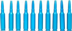 A-ZOOM METAL SNAP CAP BLUE - 6.5 CREEDMOOR 10-PACK