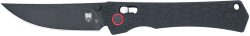 COBRATEC LEGACY BAR LOCK 3.5" - G10 BLACK/BLACK D2 BLADE