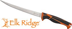 MC ELK RIDGE TREK 7" FILLET - KNIFE WITH SHEATH BLK/ORG/SS