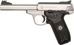 S&W SW22 VICTORY 5.5" ADJ. - 10-SHOT STAINLESS POLYMER