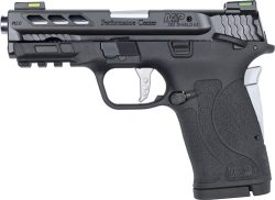 S&W SHIELD M2.0 M&P 380ACP EZ - PERFORMANCE SILVER PORTED BBL