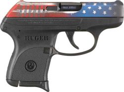 RUGER LCP 380ACP 6-SHOT FS - AMERICAN FLAG SLIDE POLYMER