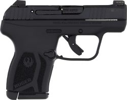 RUGER LCP MAX 380ACP FRONT - NGT SGT POLISHED BLACK 75 ANV