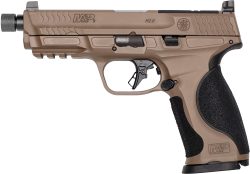 S&W M&P9 M2.0 METAL 9MM 4.625" - 17-SH OR THREADED BBL FDE