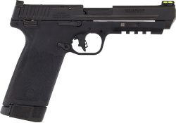 S&W M&P 22WMR 4.35"BBL 4-30RD - MAGS OPTIC CUT SAFETY BLK BUND