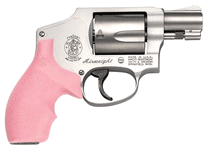 S&W 642 38SPL+P 1.875" FS - 5-SHOT SS PINK RUBBER